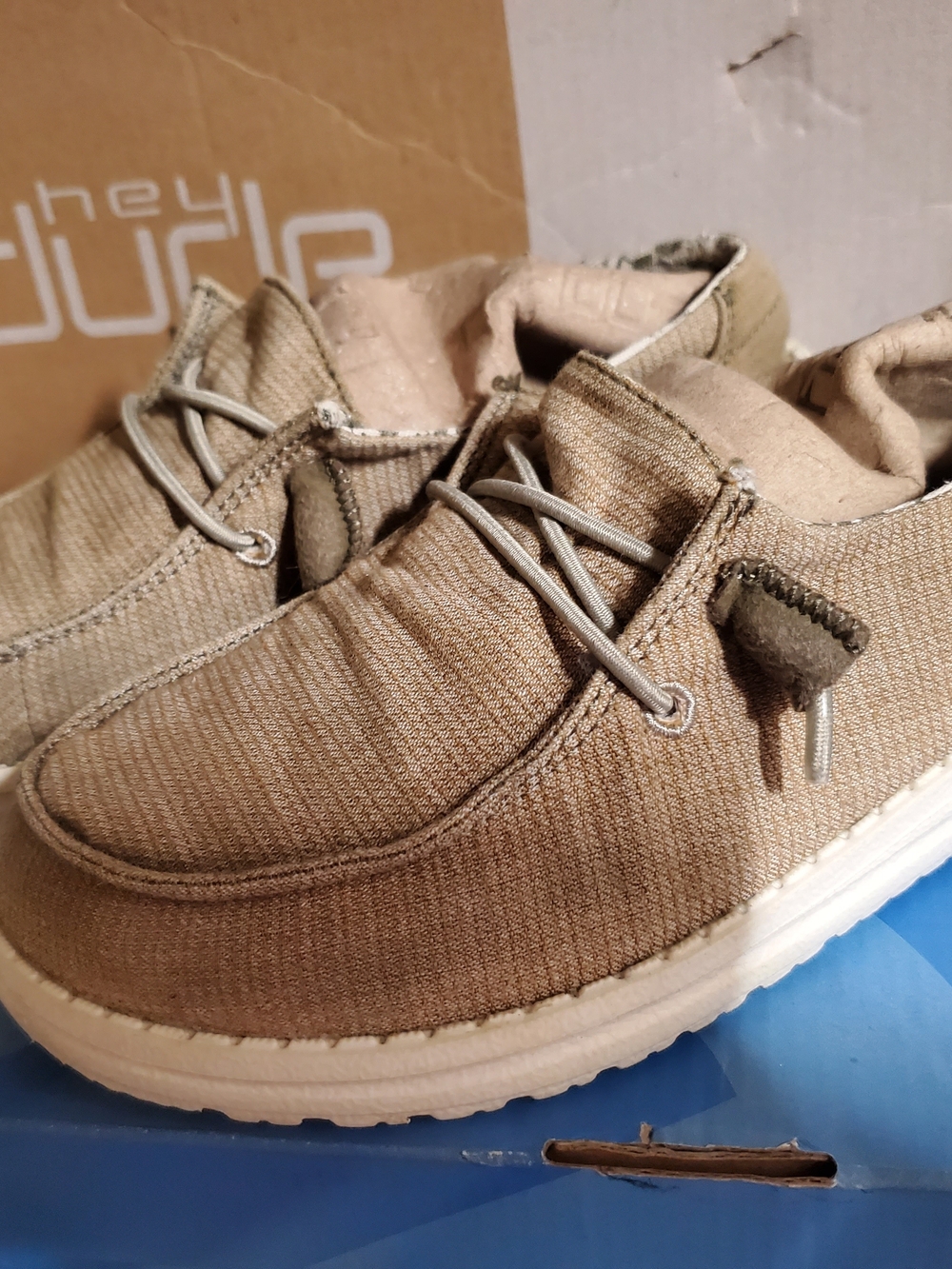 Hey Dude Kids Casual Slip On Shoes Size 4y